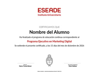 certificado pmad